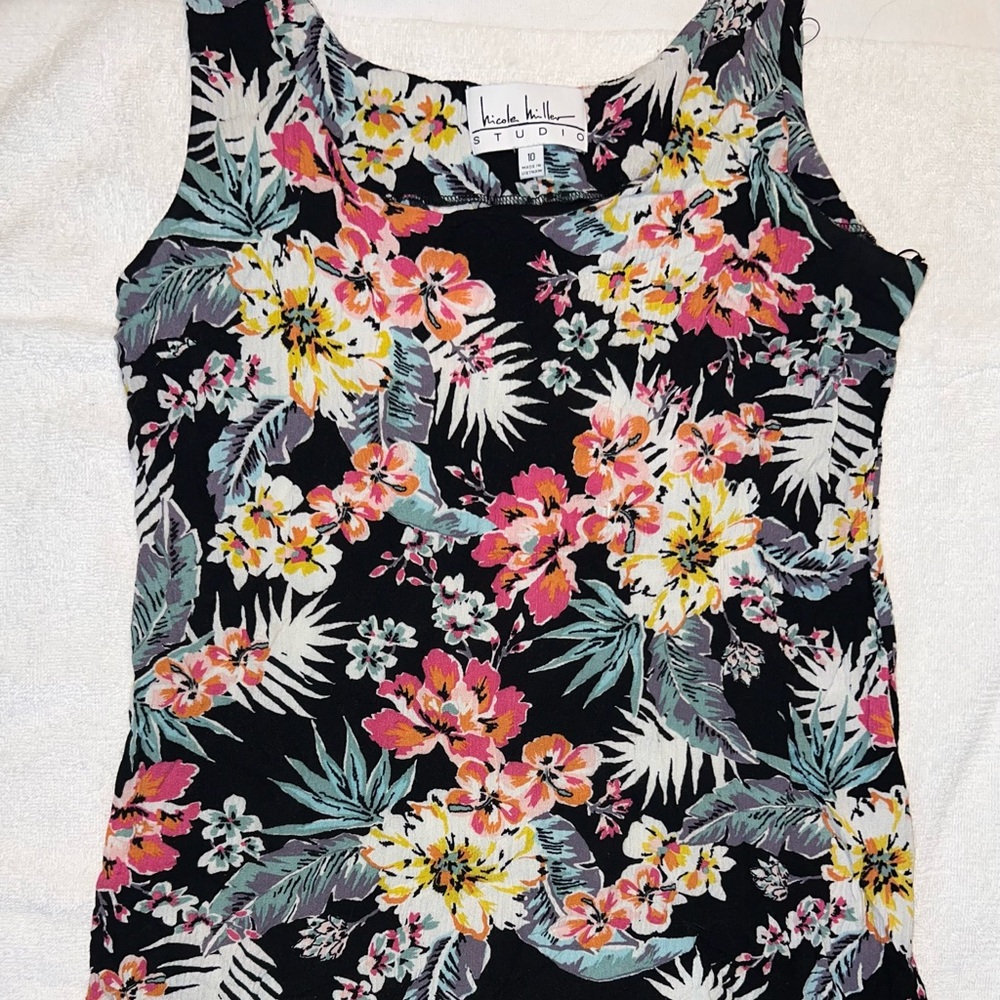 Nicole Miller floral dress